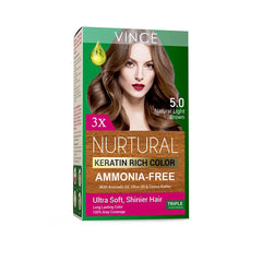 5.0 - Natural Light Brown - Nurtural Women Hair Color