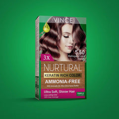 Nurtural Women Hair Color Mahogany Light Brown 5.50 in Pakistan by VINCE
