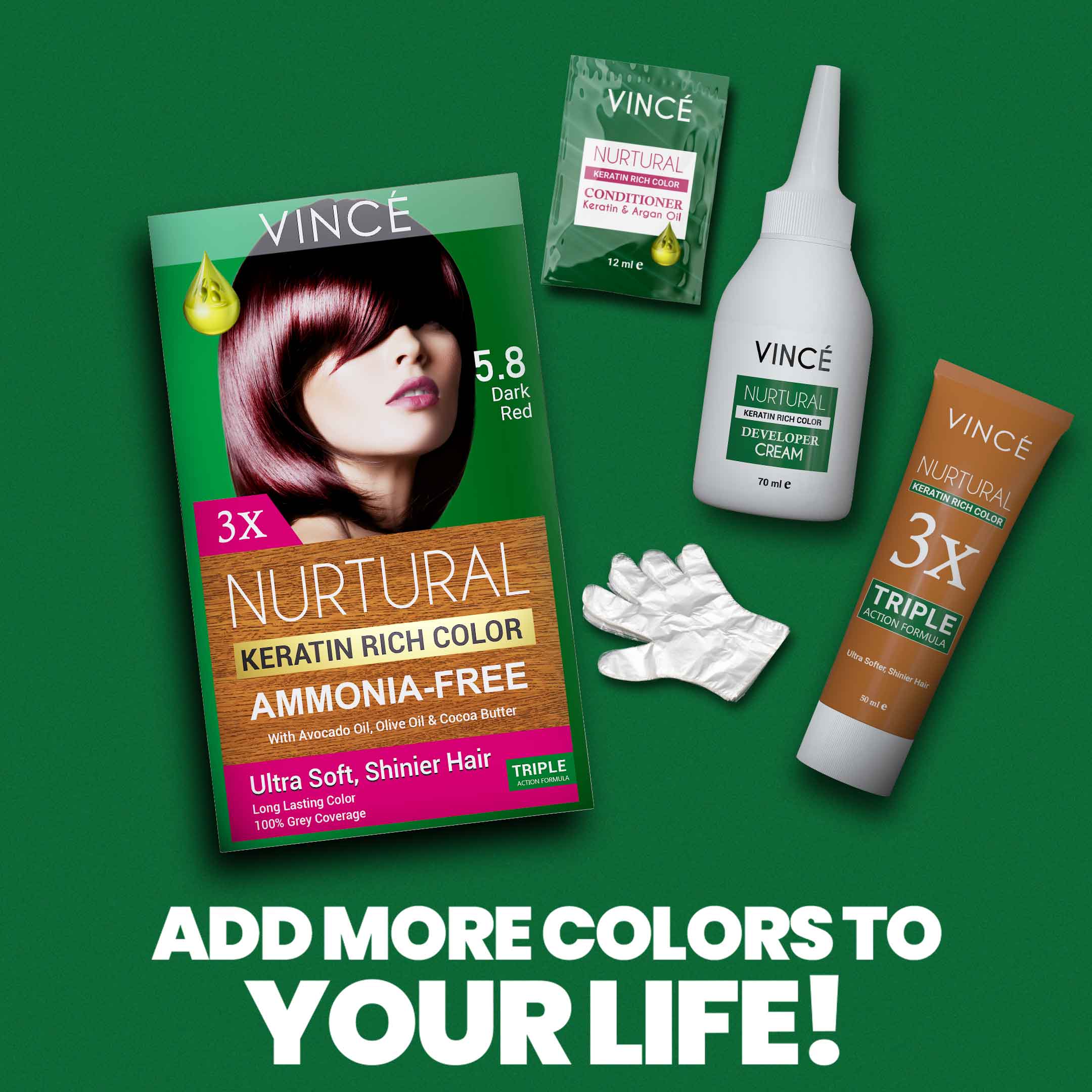 VINCE Women Hair Color in Dark Red in Pakistan
