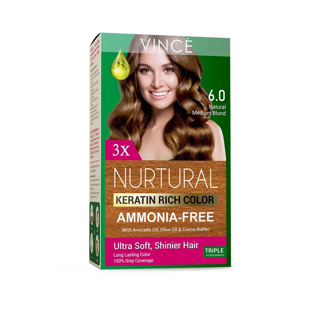 6.0 - Natural Medium Blond - Nurtural Women Hair Color