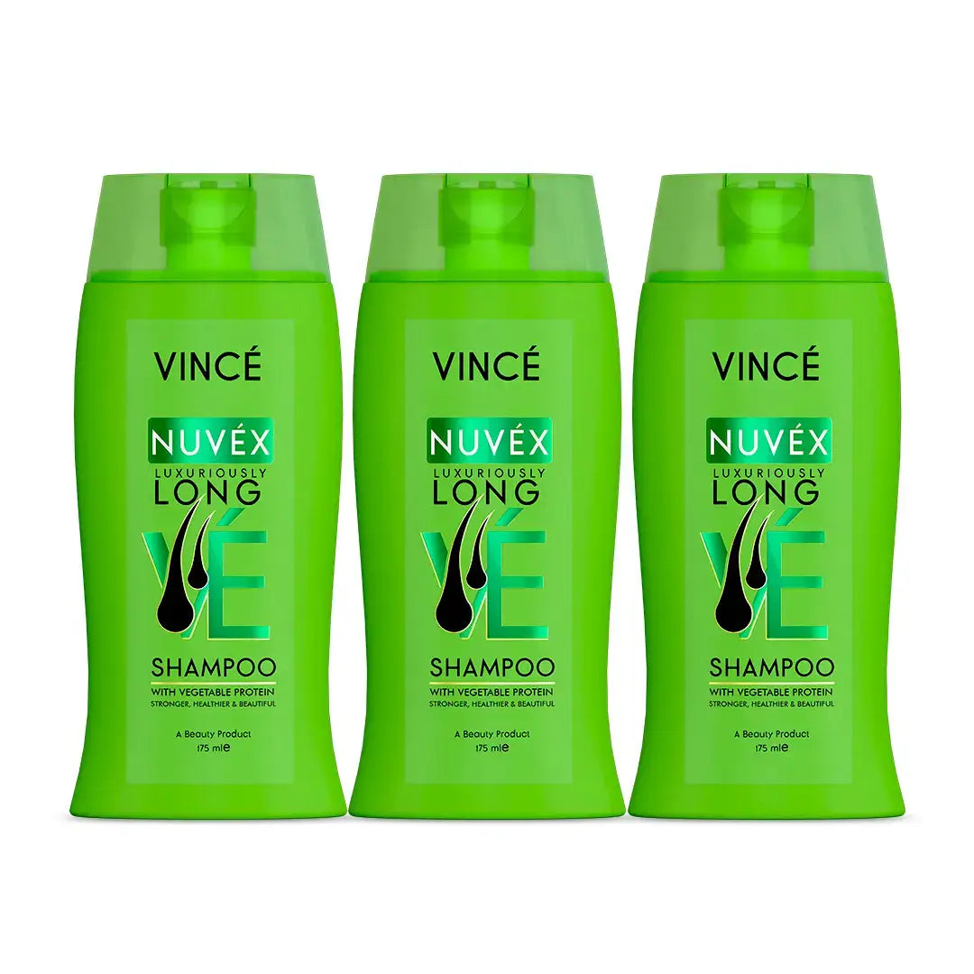 Nuvex Luxuriously Long Shampoo Pack of 3 - 175ML