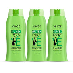 Nuvex Luxuriously Long Shampoo Pack of 3 - 350ML