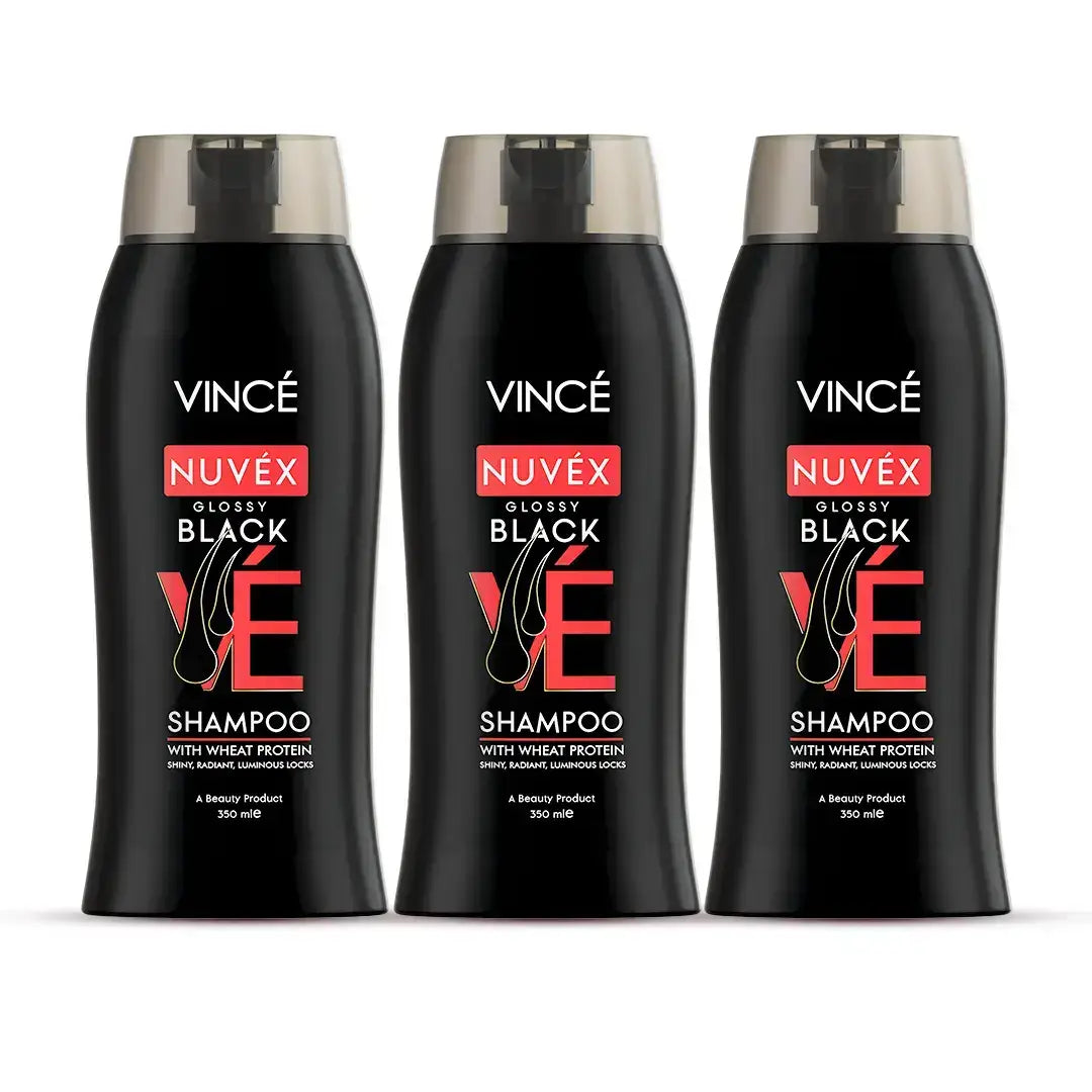 Glossy Black Shampoo 350ML Pack of 3