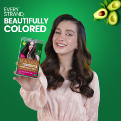 Women Hair Color Natural Dark Borwn