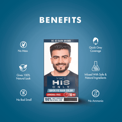 Dark Brown Men Hair Color by VINCE